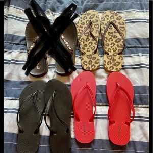 NEW Flip Flop Bundle (3 pairs)